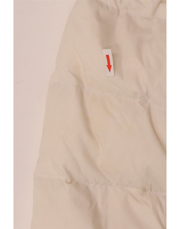 Phard Damen-Jacke mit Kapuze, gepolstert, UK 14, mittelweißes Nylon