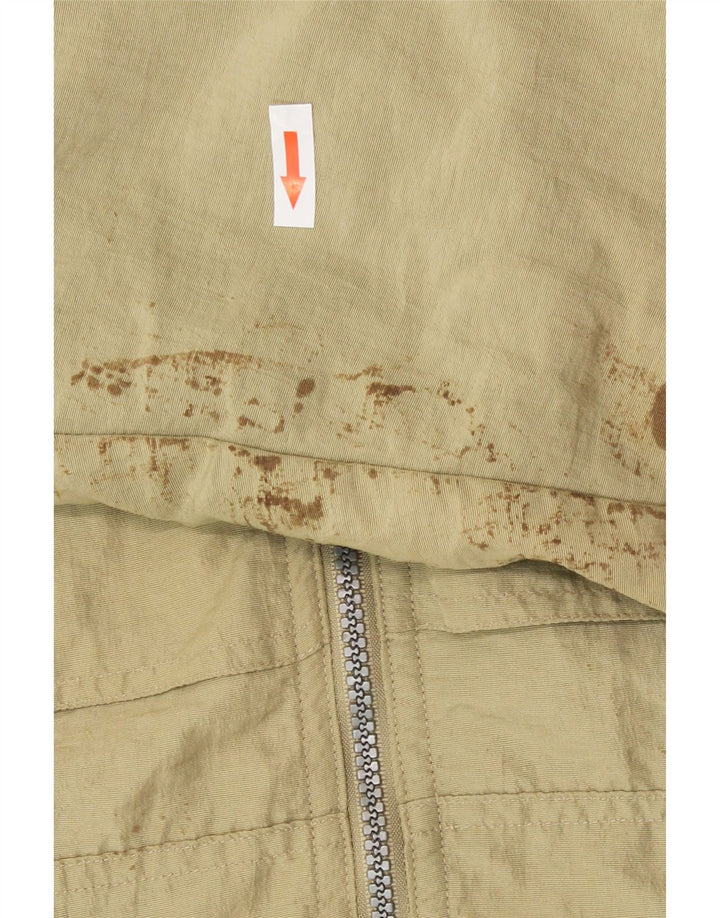 Diadora Herren-Regenjacke mit Kapuze, UK 38, Medium Khaki, Polyamid