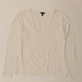 GANT Damen Top Langarm UK 18 XL Weiße Baumwolle