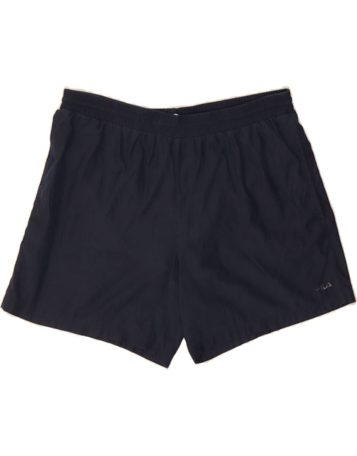 FILA Mens Swimming Shorts Large Navy Blue Vintage Fila and Second-Hand Fila from Messina Hembry 