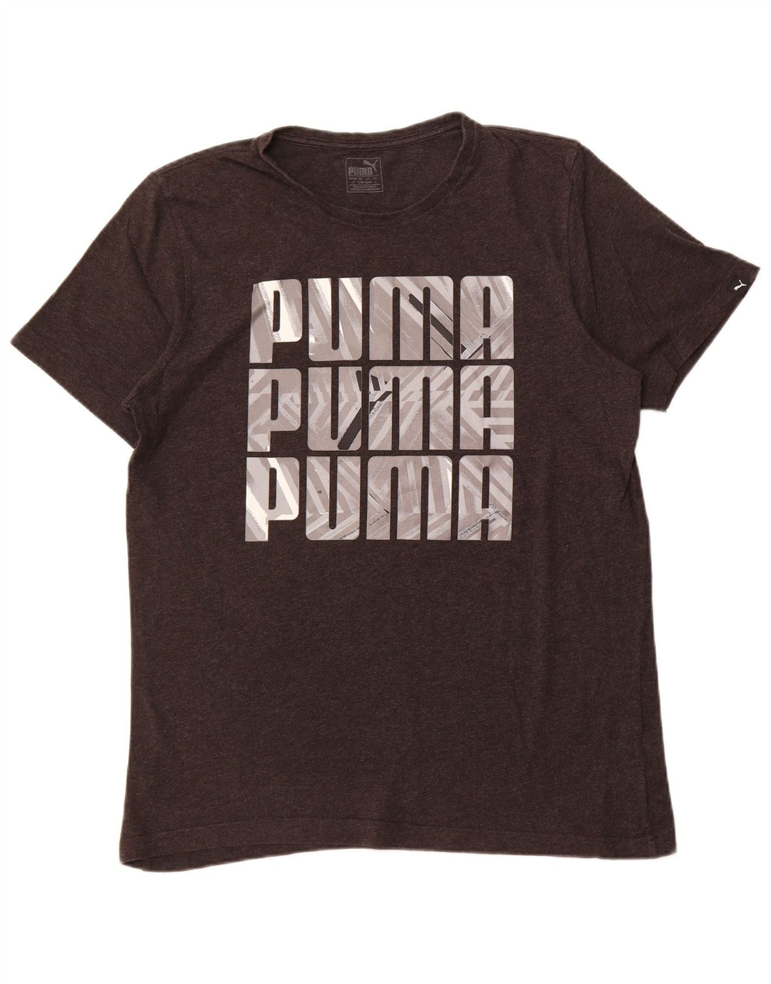 PUMA Herren Graphic T-Shirt Top Large Grau