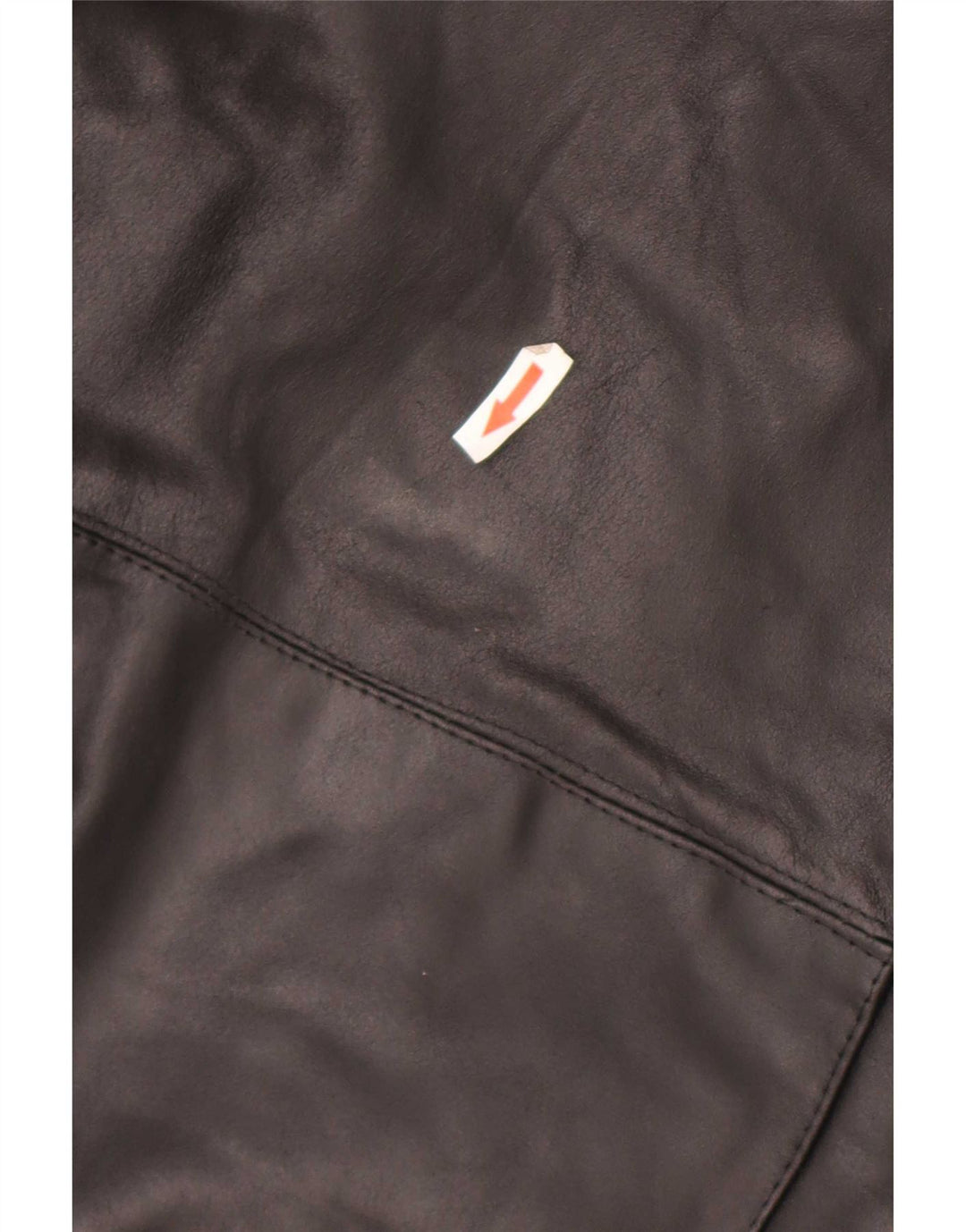 Vintage Herren Lederjacke IT 54 2XL Schwarzes Leder