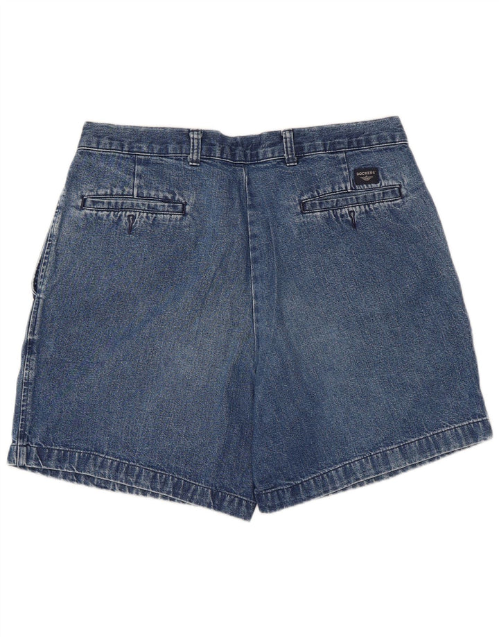 Dockers Damen Jeansshorts W34 Große blaue Baumwolle