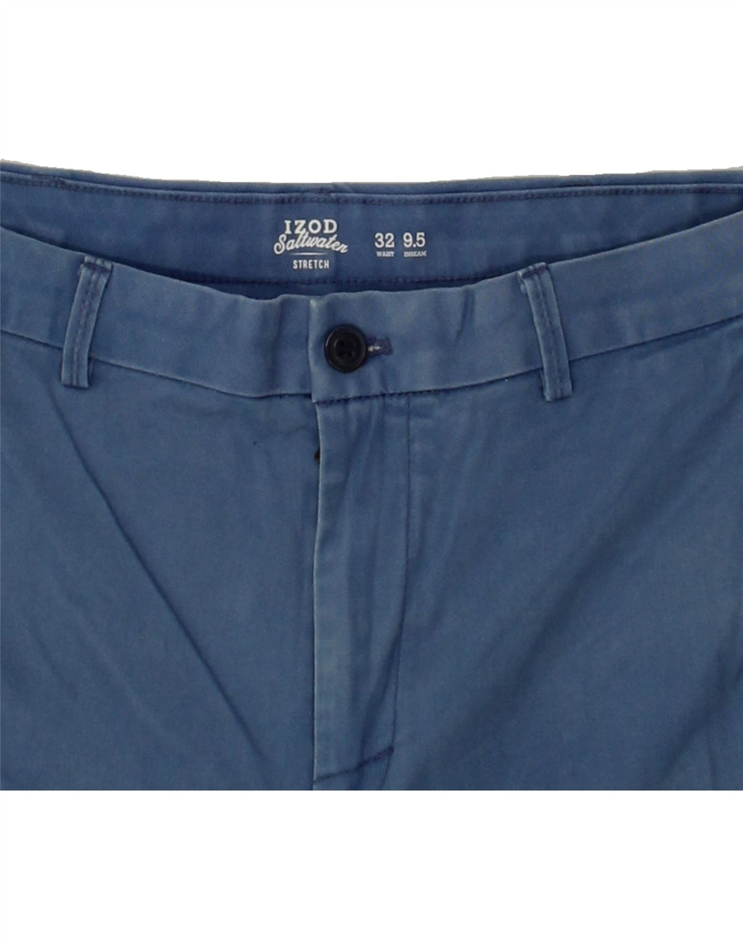 IZOD Mens Salt Water Chino Shorts W32 Medium Blue Cotton Vintage Izod and Second-Hand Izod from Messina Hembry 