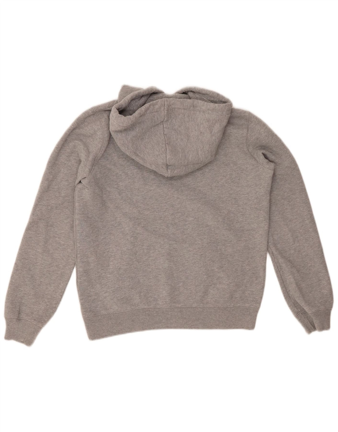 JACK WILLS Damen-Pullover mit grafischem Kapuzenpullover, Gr. 8, Größe S, Grau, Baumwolle