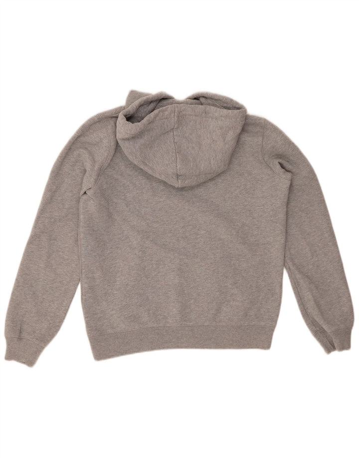 JACK WILLS Damen-Pullover mit grafischem Kapuzenpullover, Gr. 8, Größe S, Grau, Baumwolle