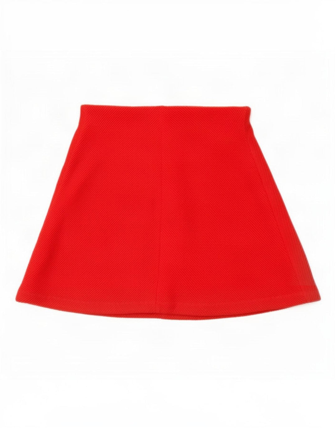 Zara Damen Trafaluc Minirock Small W26 Rot Polyester