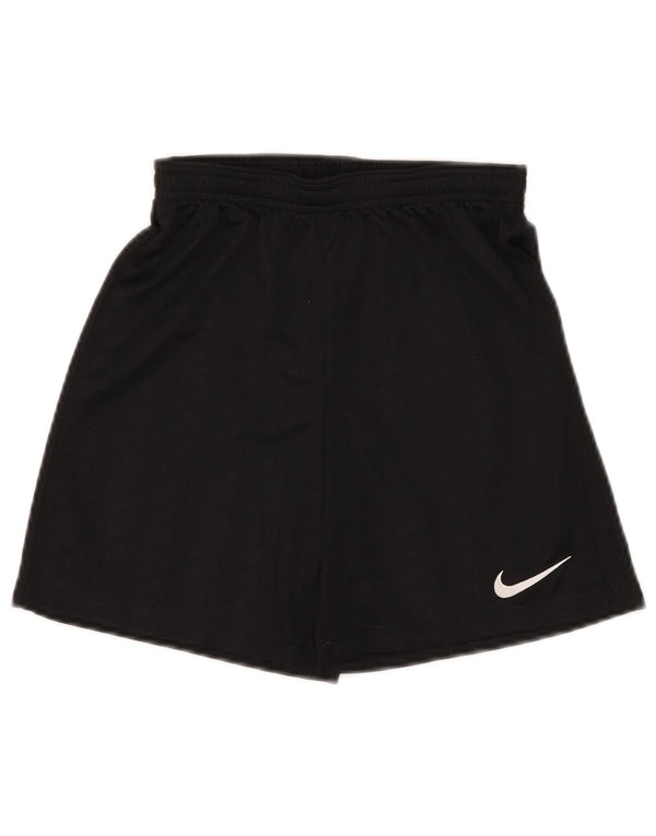 Nike Dri Fit Sportshorts für Jungen, 10–11 Jahre, mittelgroß, schwarzes Polyester