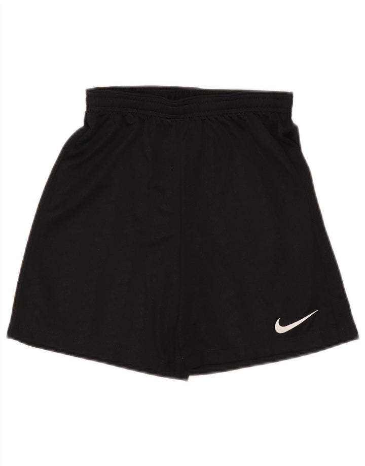 Nike Dri Fit Sportshorts für Jungen, 10–11 Jahre, mittelgroß, schwarzes Polyester
