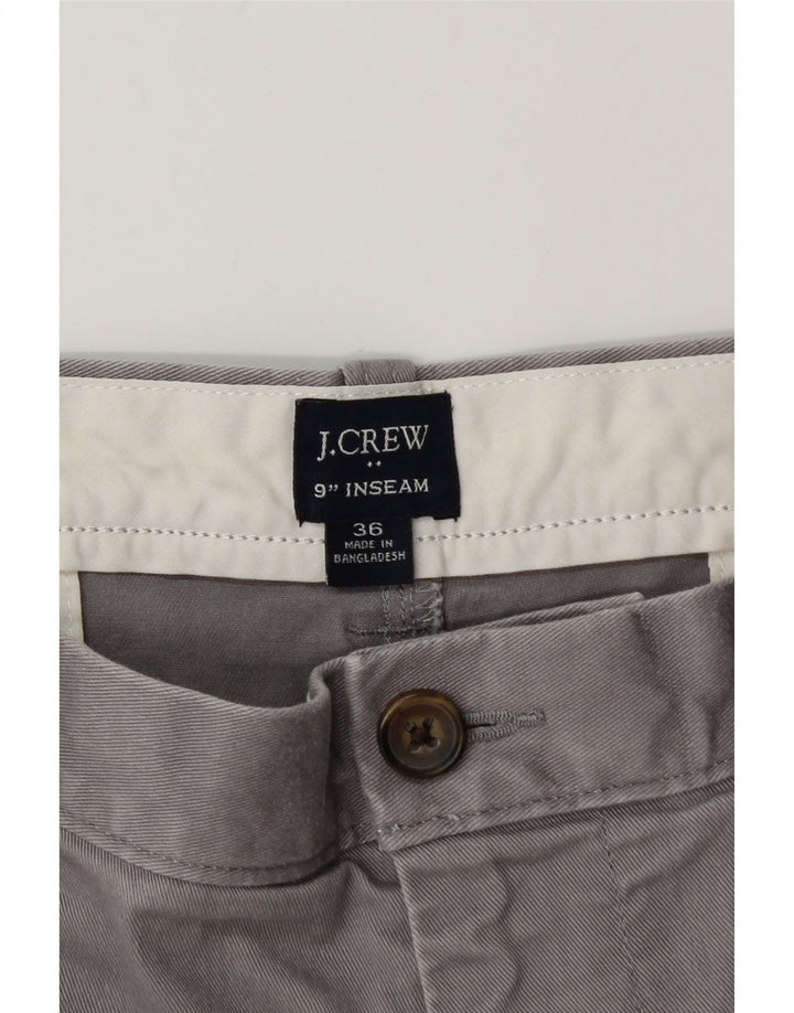 J. CREW Herren-Chinoshorts W36, Größe L, Grau, Baumwolle
