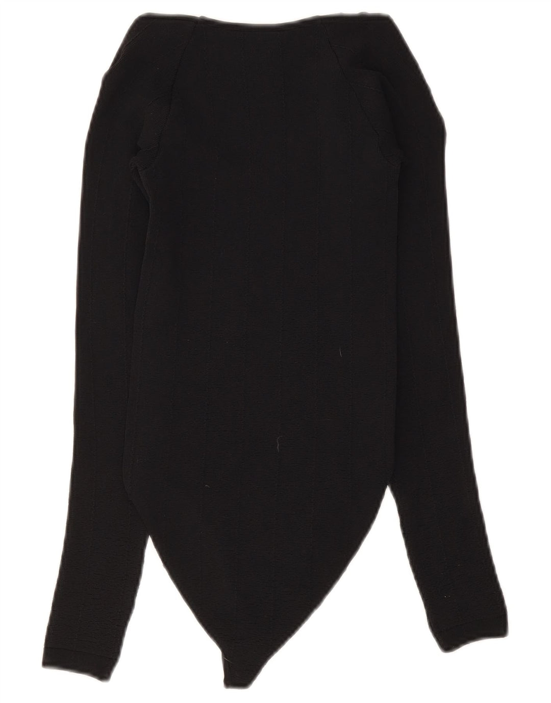 Zara Damen Langarm-Body UK 4 XS Schwarz Polyamid