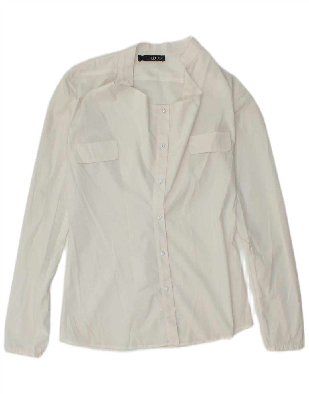 Liu Jo Damen Hemd UK 8 Small Weiß