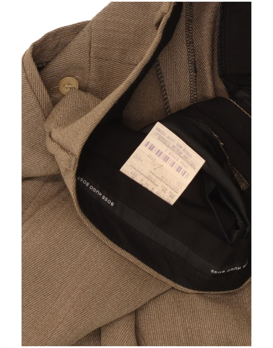 Hugo Boss Herren gerade Anzughose IT 48 Medium W34 L30 Braun