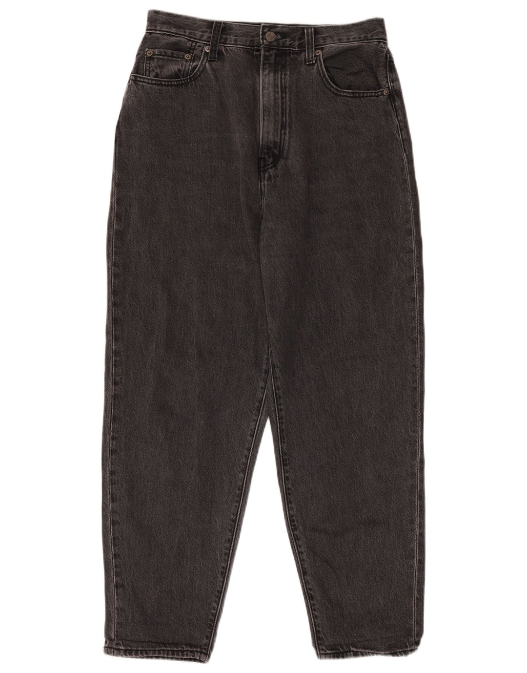 LEVI'S Damen-Jeans mit lockerer Passform und hoher Taille, W29, L27, graue Baumwolle