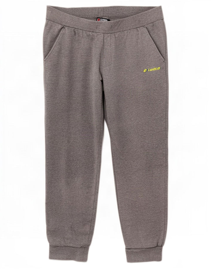Lotto Herren-Trainingshose, Jogginghose, Größe L, Grau