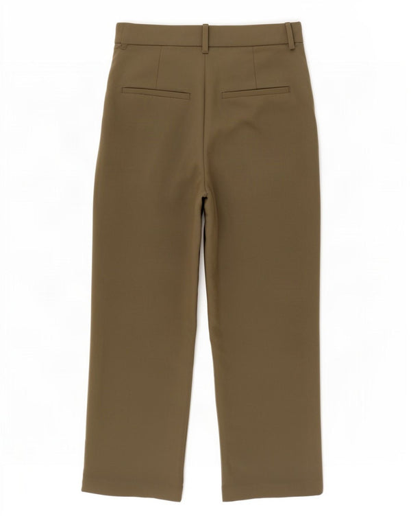 Abercrombie & Fitch Womens Curve Casual Trousers US 0 XS W25 L27 Khaki