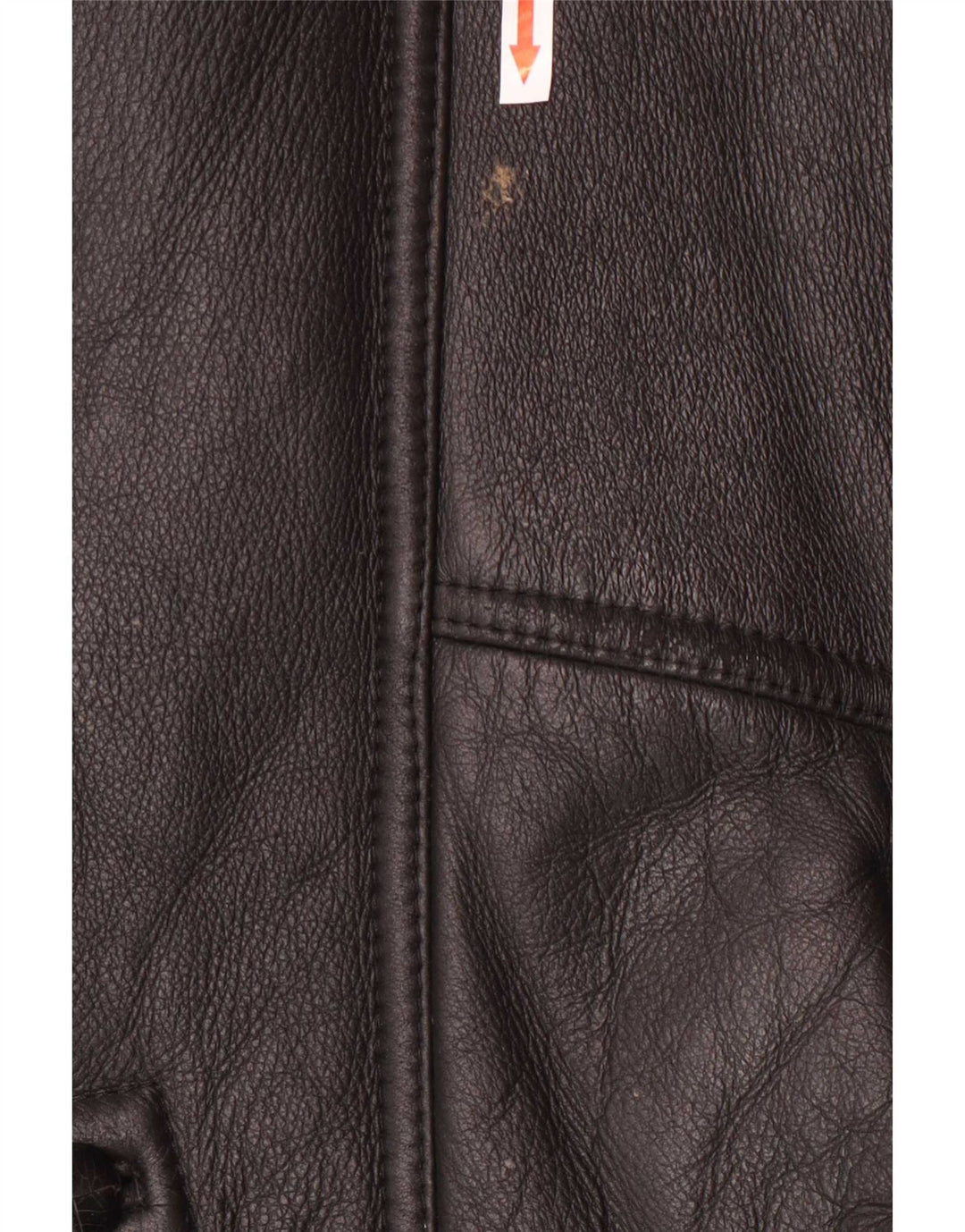 Vintage Herren Shearling Jacke IT 50 Large Schwarz