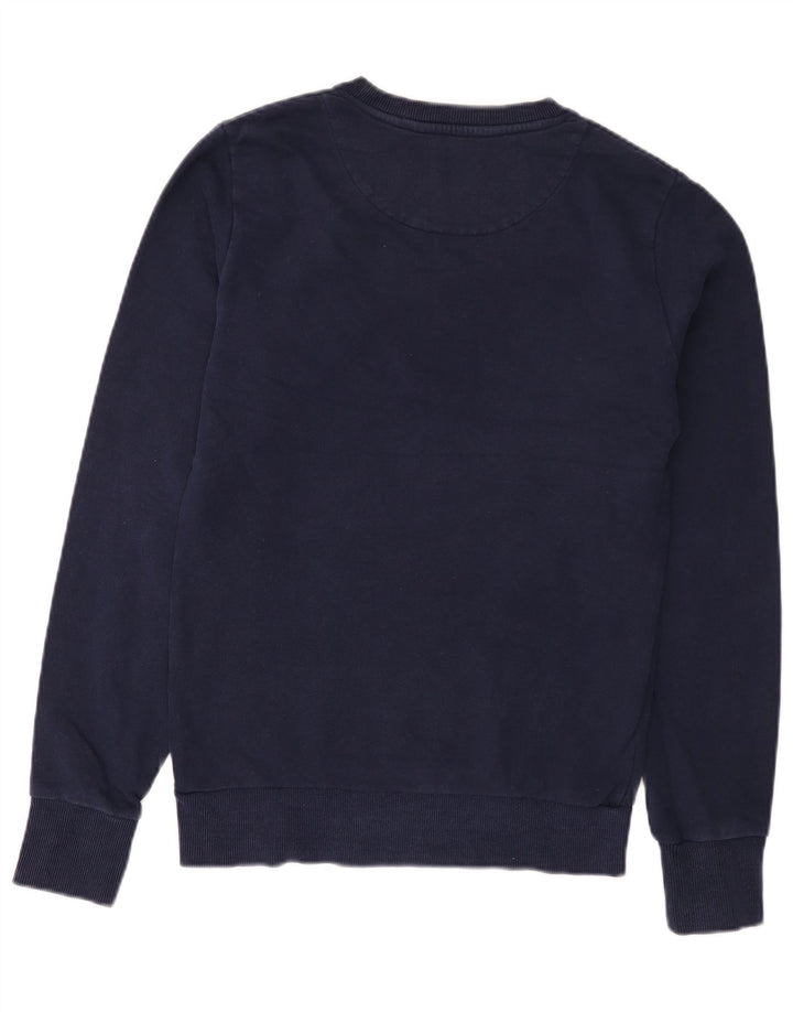 Superdry Herren Grafik-Sweatshirt-Pullover XS aus marineblauer Baumwolle