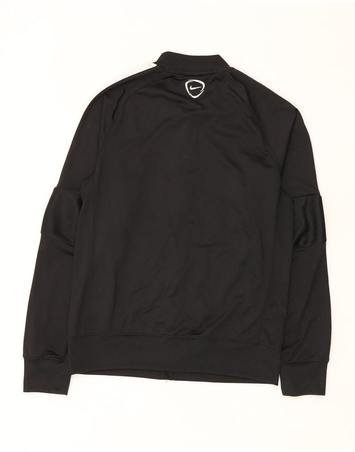 Nike Herren Dri Fit Trainingsanzug-Oberteil, Jacke, Größe S, Schwarz, Farbblock-Polyester