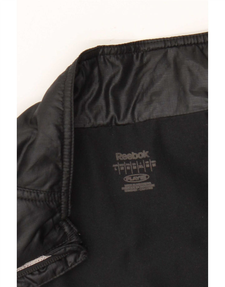 Reebok Damen Wattierte Weste UK 14 Medium Schwarz
