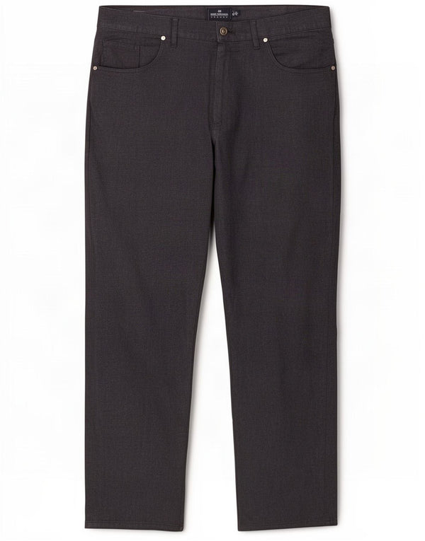 Marks & Spencer Herren gerade Freizeithose W36 L31 Marineblaue Baumwolle