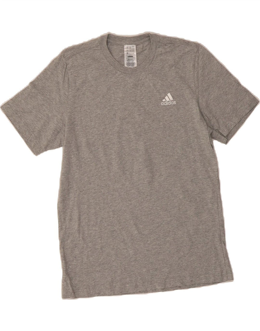 ADIDAS Mens T-Shirt Top Medium Grey Cotton Vintage Adidas and Second-Hand Adidas from Messina Hembry 