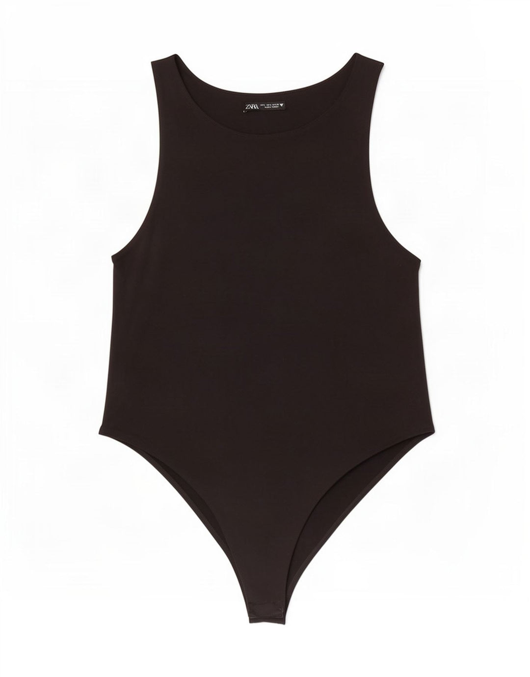 Ärmelloser Damen-Body von Zara, Größe 44, Schwarz