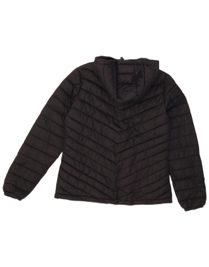 Mountain Warehouse Wattierte Damenjacke mit kurzen Ärmeln, UK 10, Größe S, Schwarz
