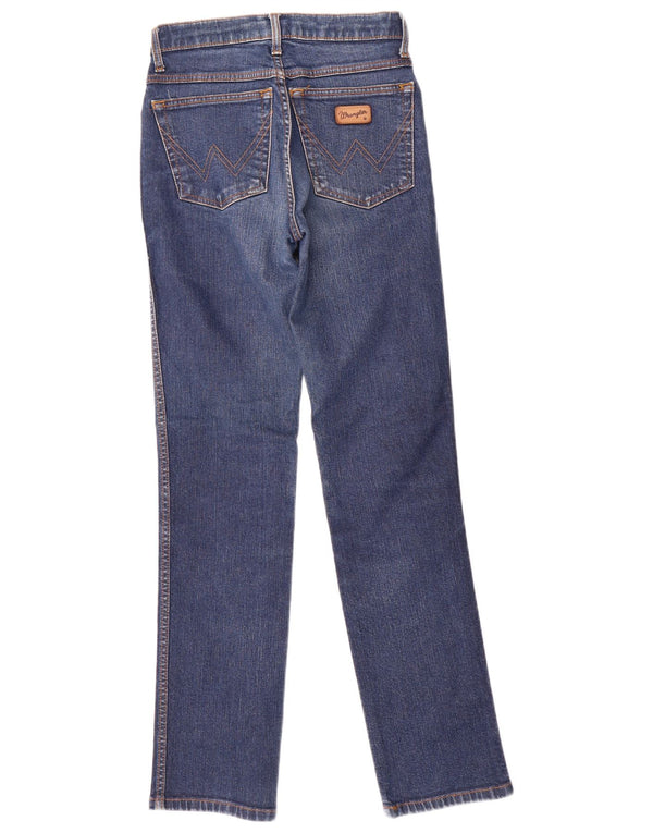 Wrangler Damen ROXANNE Straight Jeans W24 L30 Blaue Baumwolle