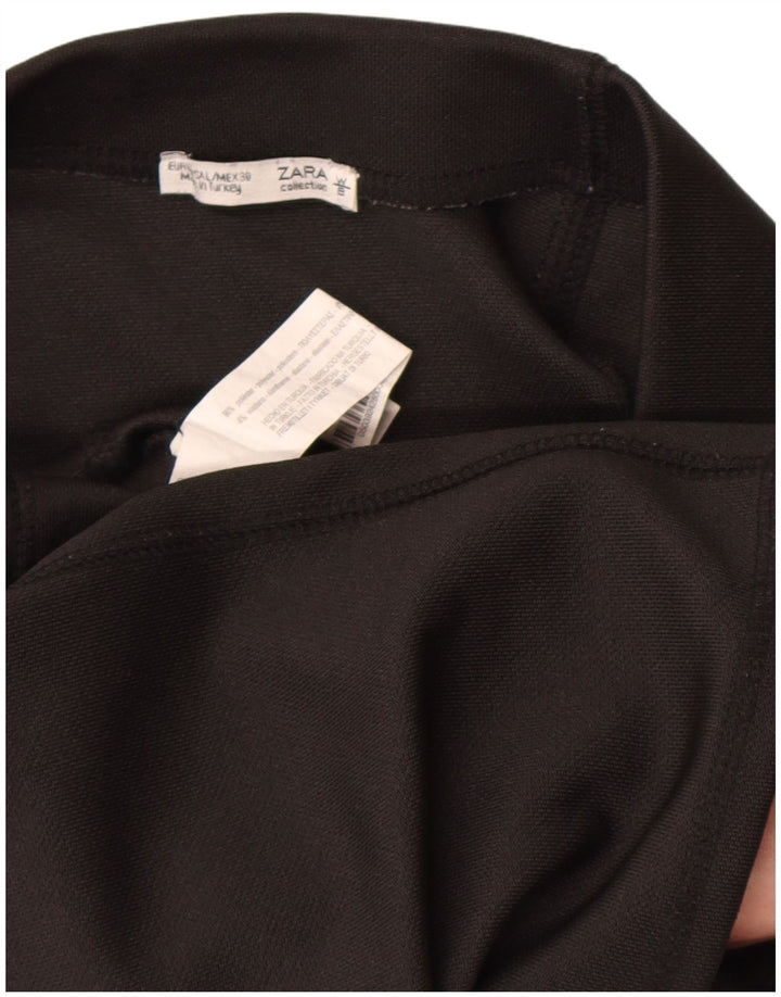 Zara Damen Bleistiftrock Large W30 Schwarz Polyester