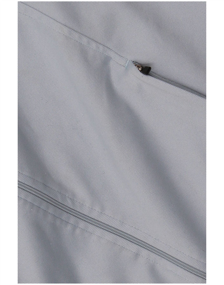 KAPPA Damen-Trainingsanzug-Top-Jacke, UK 14, groß, blaues Farbblock-Polyester