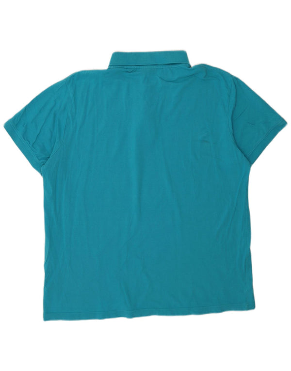 Kappa Mens Polo Shirt 2XL Blue Cotton