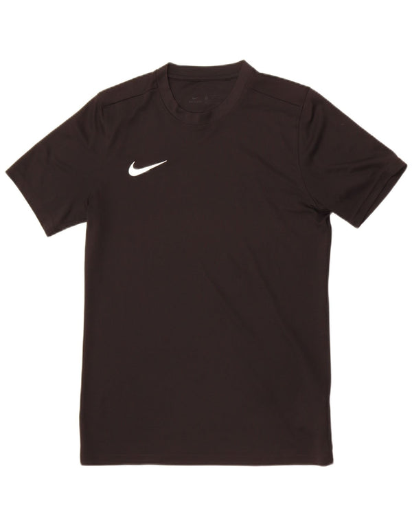 Nike Herren Dri Fit T-Shirt Top Medium Schwarz Polyester
