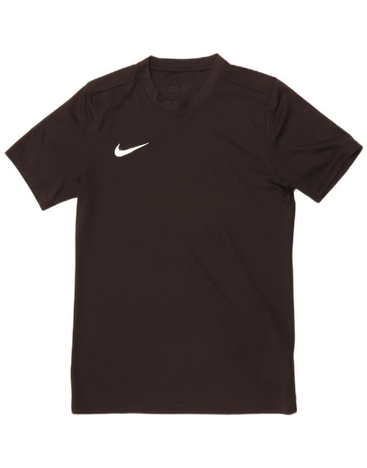 Nike Herren Dri Fit T-Shirt Top Medium Schwarz Polyester