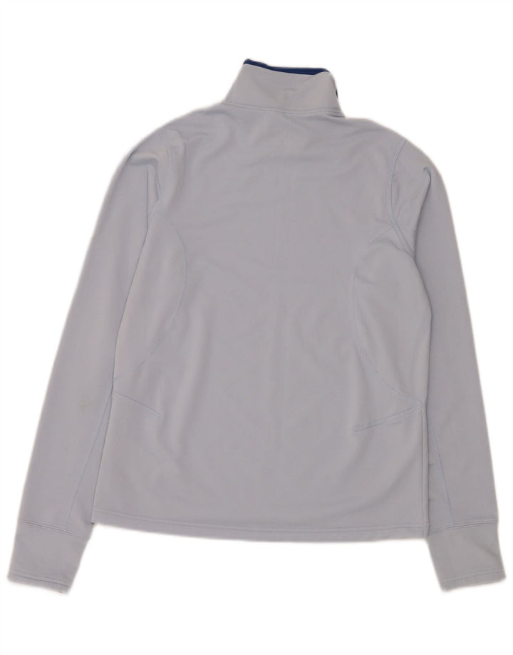 Nike Damen Dri Fit Regular Top Langarm US 8/10 Mittelblau Sport