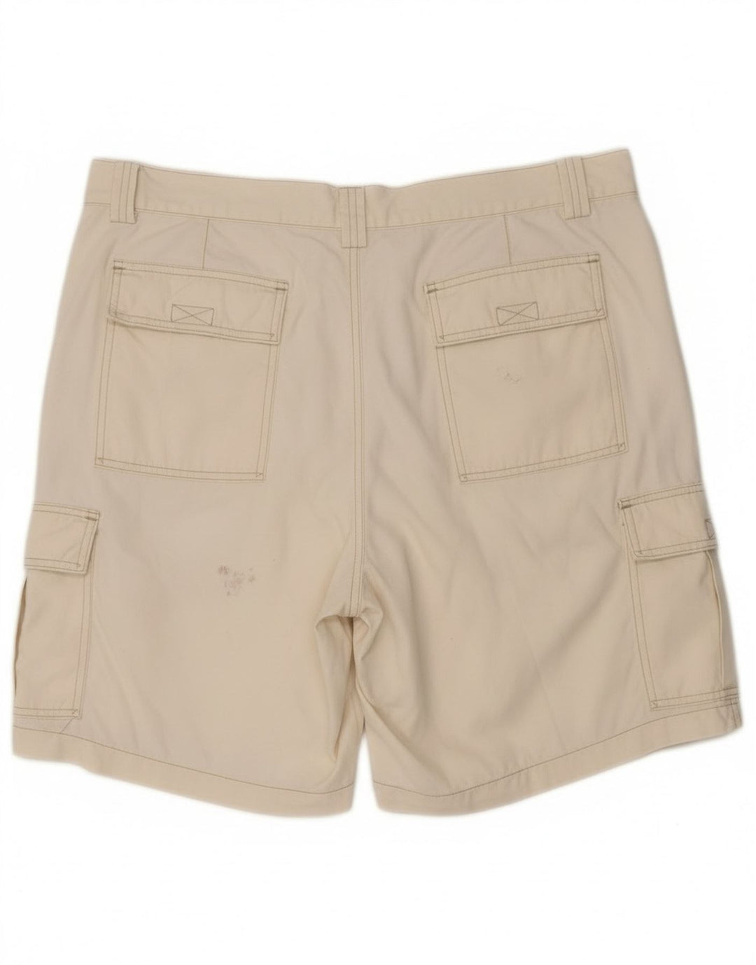 Vintage Herren Cargo Shorts W38 XL Weiße Baumwolle