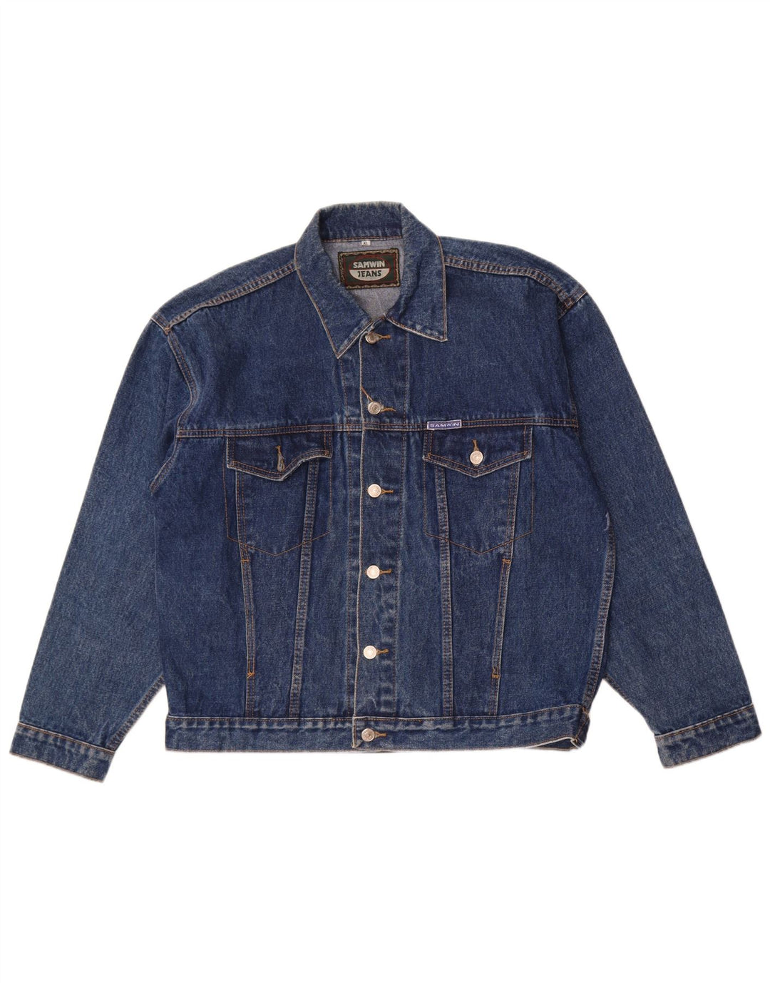 SAMWIN Herren Jeansjacke UK 42 XL Blau
