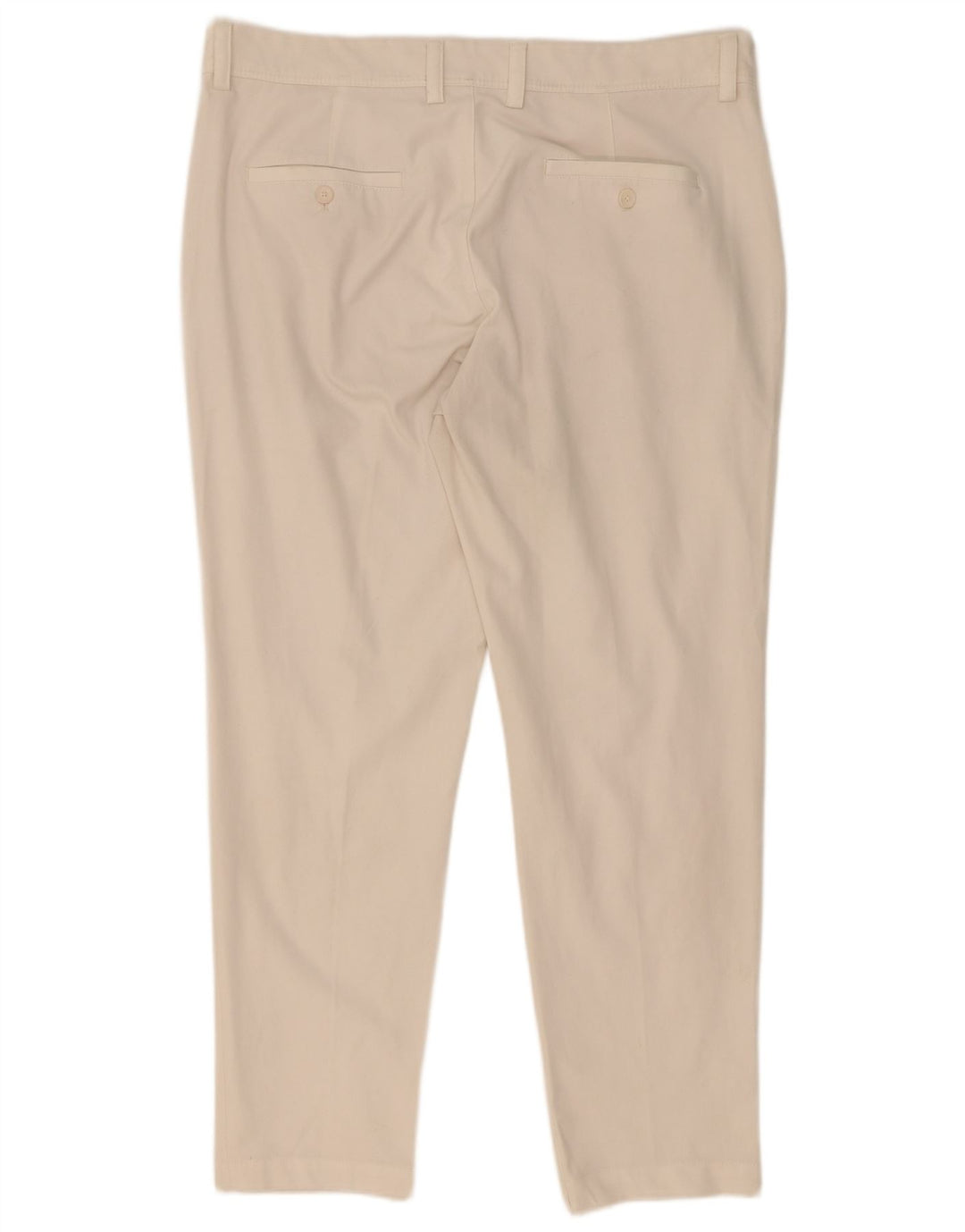 Zara Slim Chino-Hose für Herren, EU 44, Größe L, W34, L30, Weiß, Polyester