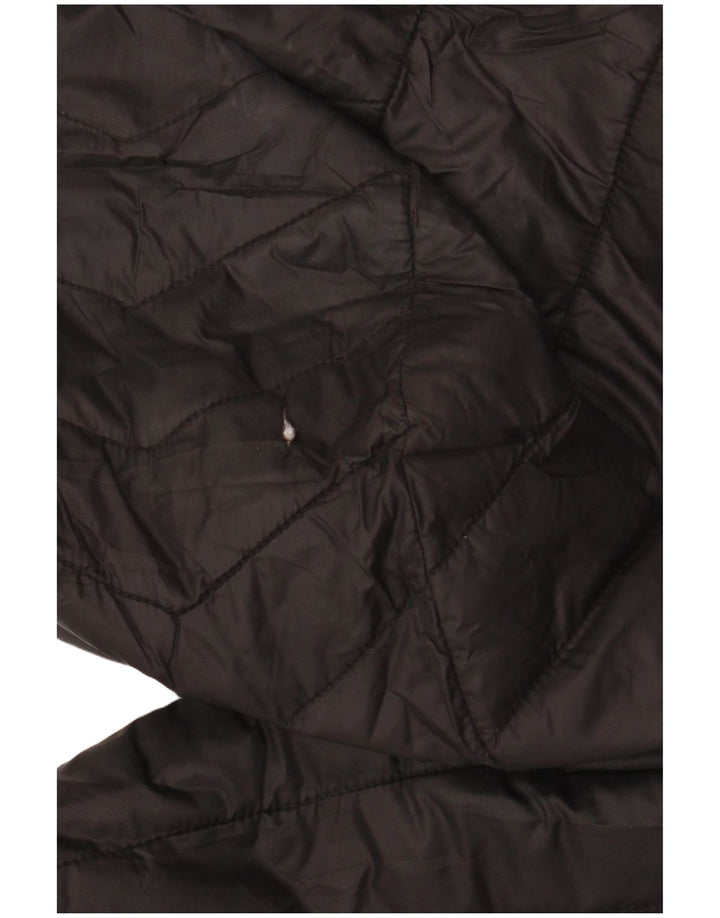 BARBOUR Wattierte Damenjacke mit Kapuze, UK 10, Größe S, Schwarz, Polyamid