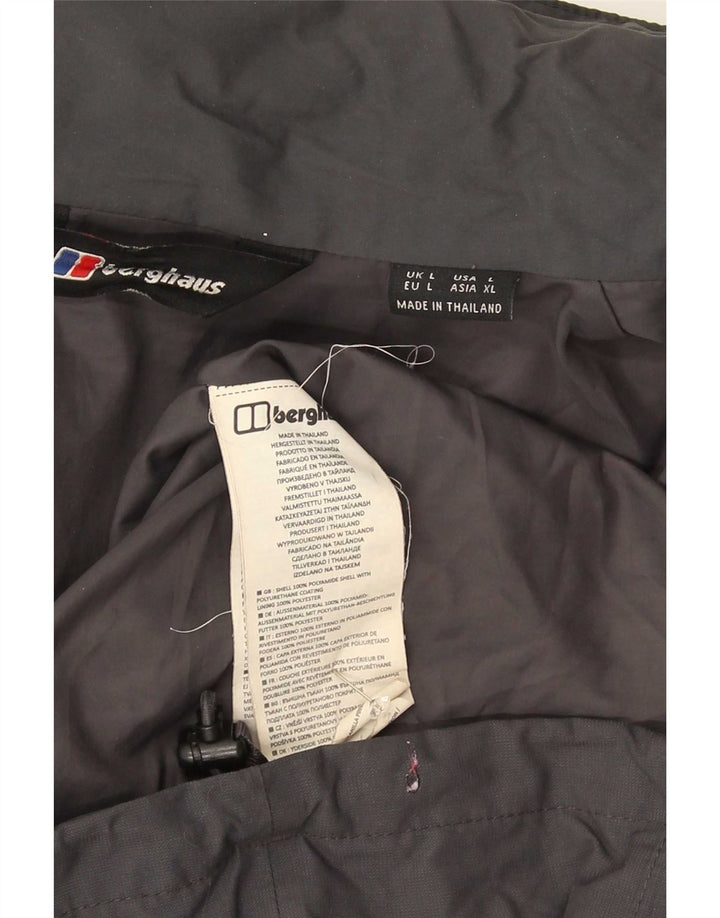 Berghaus Herren-Regenjacke mit Kapuze, UK 40, Größe L, Marineblau, Polyamid