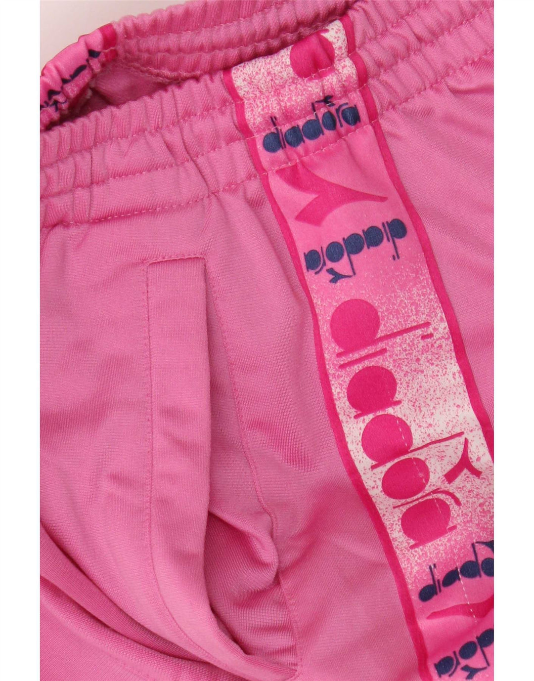 Diadora Damen-Trainingshose mit Grafik, UK 14, Mittelrosa