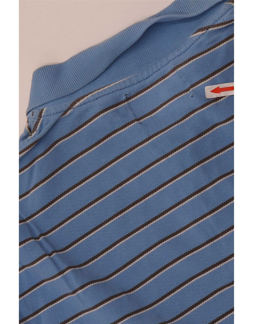 Ralph Lauren Herren-Poloshirt, klein, blau gestreift
