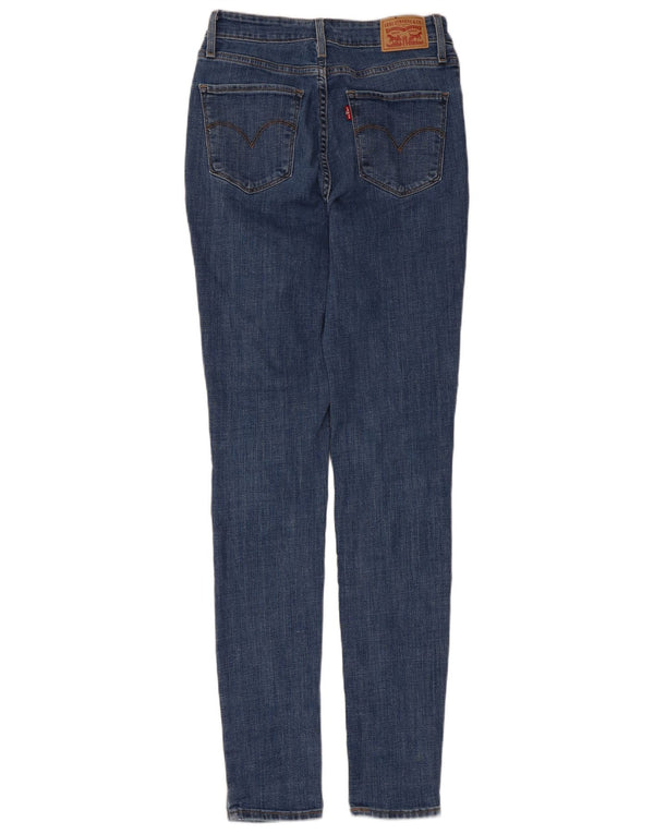 Levi's Damen 721 High Rise Skinny Jeans W27 L32 Blaue Baumwolle