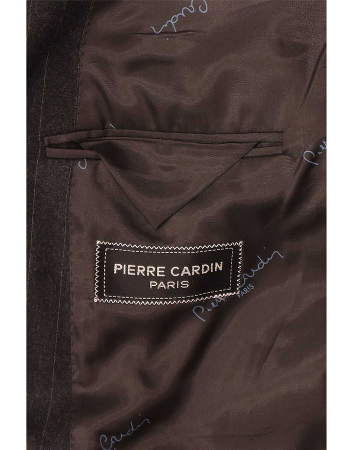 Pierre Cardin Herren Zweireihiger 2-teiliger Anzug UK 40 Large Grau Klassisch