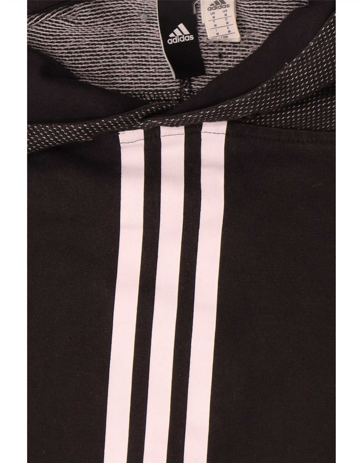 Adidas Herren Kapuzenpullover Mittelschwarz Baumwolle