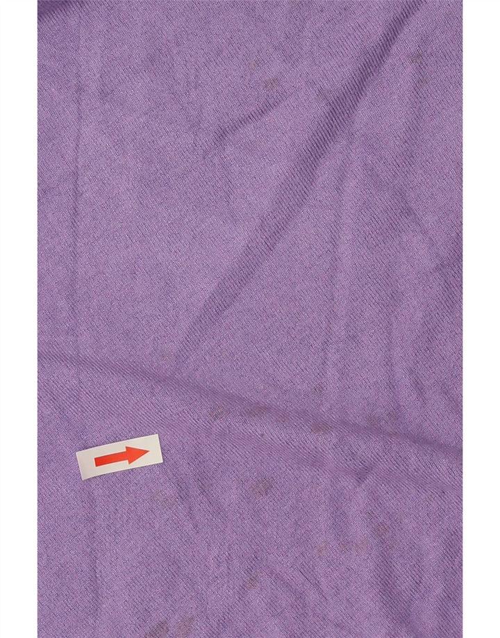 Rollkragenpullover von Zara für Damen, Gr. 12, mittelviolett