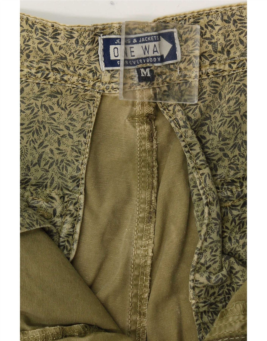 ONE WAY Herren Cargoshorts Medium W32 Khaki Baumwolle