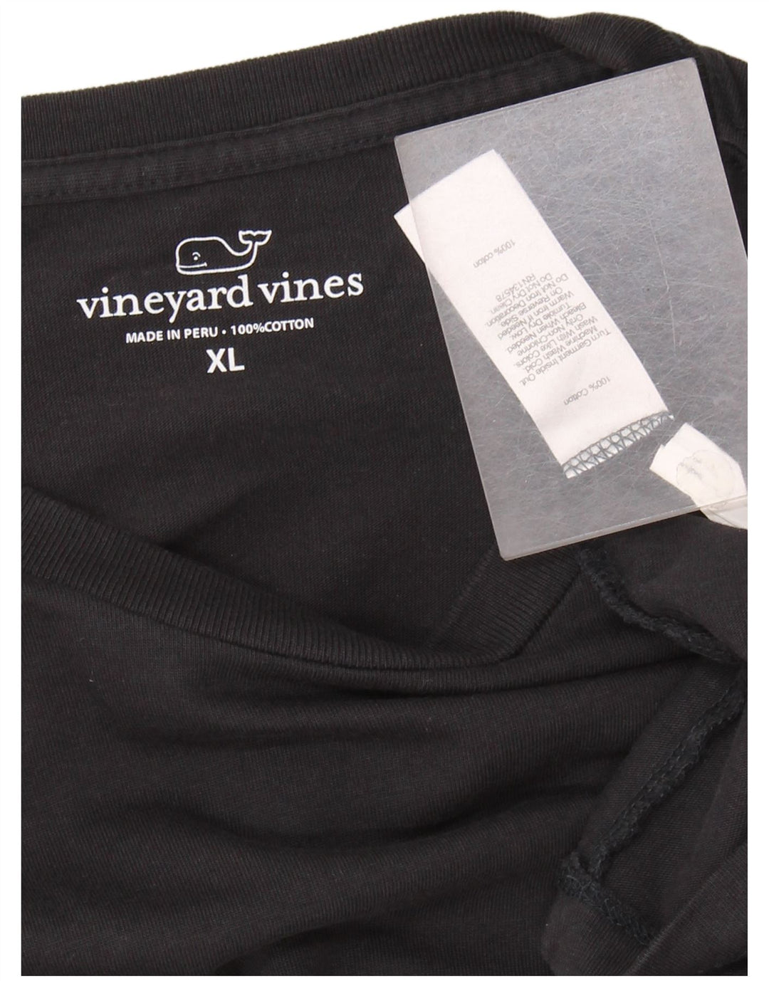 VINEYARD VINES Herren Graphic Top Langarm XL Schwarz Baumwolle