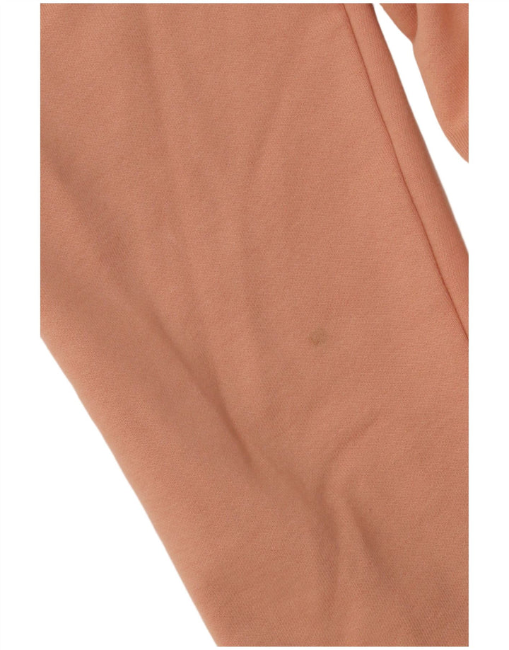 Puma Womens Graphic Hoodie Pullover UK 12 Mittelrosa Polyester