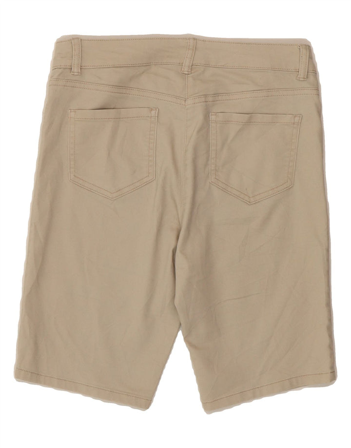 IZOD Womens Casual Shorts US 5 Small W28 Beige Cotton Vintage Izod and Second-Hand Izod from Messina Hembry 